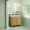 James Martin Vanities 36'' Single Vanity, Light Natural Oak w/ 3 CM Ethereal Noctis Quartz Top 424-V36-LNO-3ENC - alternate 4
